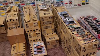 Boxes of Hot Wheels Cars Everywhere [upl. by Anwahsit447]