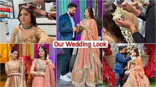 Our Wedding Look amp Hairstyle 😍 Shilpa Chaudhary [upl. by Ellata]