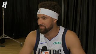 Klay Thompson FULL Interview  2024 NBA Media Day [upl. by Attinahs]