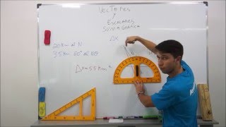 Suma Gráfica de Cantidades Vectoriales y Escalares  Ejercicio Resuelto [upl. by Furlani754]