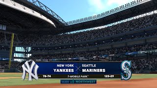 New York Yankees 7874  Seattle Mariners 12329  RS 153  MLB The Show 24 Gameplay [upl. by Schreibman373]