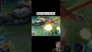 duel antara Layla vs Harits🔥🔥🔥mobilelegends mlbb shorts [upl. by Aduhey]