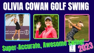 Olivia Cowan Golf Swing  Analysis 2023  LPGA [upl. by Photina]