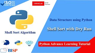 Shell Sort in Python  Data Structure in Python  Algorithm in Python  Python Data Science [upl. by Valdes]