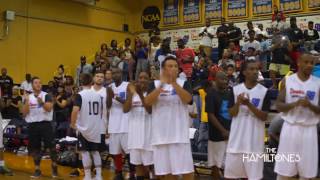 The Hamiltones Charlotte Vlog 2 National Anthem  Power 99 Celebrity Game JCSU [upl. by Narat551]