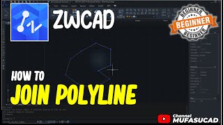 ZWCAD How To Join Polyline [upl. by Andi492]