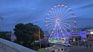 Clacton on Sea at night 🌙 Clacton sea seaside essex [upl. by Ecam]