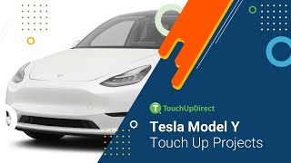 How to Touch Up a Tesla Model Y Shasta White Pear Tricoat [upl. by Armbrecht150]