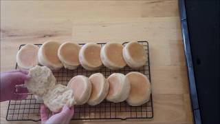 English Muffins with Whole Wheat Flour [upl. by Bloch]