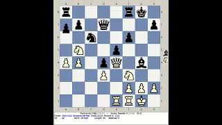 Pancevski Filip vs Jones Gawain C  World Chess U14 2001 Oropesa del Mar Spain [upl. by Ysnap]