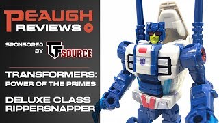 Video Review Transformers Power of the Primes  Deluxe RIPPERSNAPPER [upl. by Stenger]