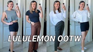 LULULEMON OUTFITS OF THE WEEK  workwear athleisure amp more [upl. by Akirahc904]