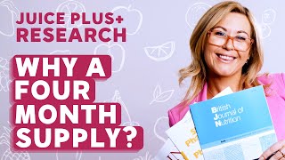 Why A Four Month Supply  Juice Plus Research [upl. by Mallin3]