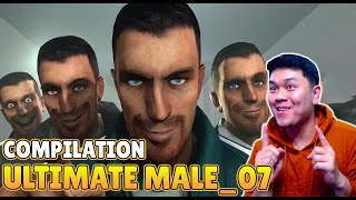 REACTION ULTIMATE MALE 07 COMPILATION AWAL MULA TERCIPTA NYA SKIBIDI TOILET [upl. by Rayna]