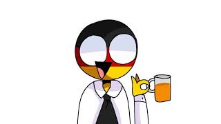 How to be a German stereotype 《Countryhumans Germany》 shitpost [upl. by Idnem]