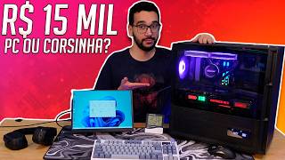 Gastei a GRANA do Corsinha e MONTEI um PC GAMER de R 15 Mil [upl. by Dulci]