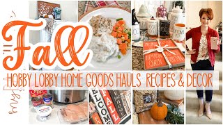 FALL HAULS Crockpot Thanksgiving Hobby Lobby Rae Dunn Haul amp Fall Decor [upl. by Rudolf]