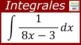 INTEGRACIÓN POR SUSTITUCIÓN  Ejercicio 8 [upl. by Small]