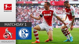 1 FC Köln  FC Schalke 04 31  Highlights  Matchday 1 – Bundesliga 202223 [upl. by Rikahs45]