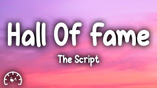 The Script  Hall Of Fame Lyrics [upl. by Enomed]