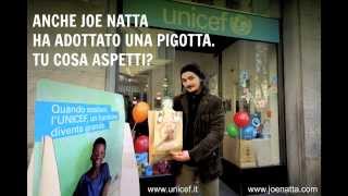 Anche JOE NATTA ha adottato la PIGOTTA dellUNICEF tu cosa aspetti [upl. by Eelydnarb983]