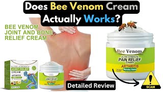 Is Bee Venom Pain Relief Cream Legit [upl. by Cirala67]