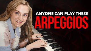 Beautiful amp Easy Arpeggio Patterns For Piano Beginners [upl. by Maclay]