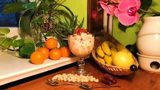 Goji Pomegranate Tangerine Salad with Lemony Cashew Cream  Take 3 [upl. by Memberg]