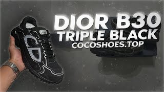 Review amp Unboxing Of The Dior B30 Black From Cocoshoestop 🖤🤩 [upl. by Amluz465]