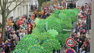 Karnevalszug Viersen Tulpensonntag 2023 Burgstraße Ausschnitte [upl. by Mona]