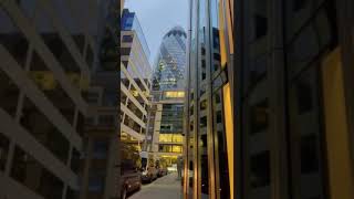 Londons famous building quotThe Gherkinquot deepaligvlog london [upl. by Gardel]