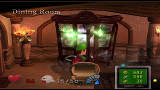 No Commentary  Luigis Mansion  Area 3 Hidden Mansion PAL 2001 [upl. by Sadinoel]