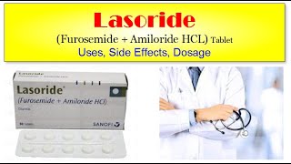 Lasoride Tablet Uses in Urdu  Furosemide and Amiloride Tablet Used For  Diuretics [upl. by Mcnair]