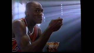 1991 Wheaties quotHow bout a little one on one  Michael Jordanquot TV Commercials [upl. by Suciram]