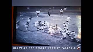 ORRVILLE RED RIDERS VARSITY FOOTBALL 🏈 CLIP [upl. by Ecnarwal984]