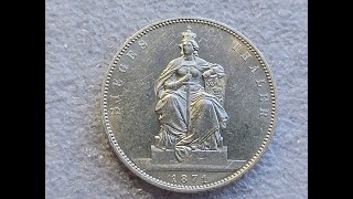 Germany Thaler 1871  Mirror [upl. by Ytirehc942]