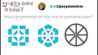 Lijnsymmetrie Is een figuur lijnsymmetrisch hoe vind je symmetrieassen en wat is lijnsymmetrie [upl. by Nipahc]