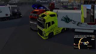 Euro Truck Simulator 2  Delivering Valentine Gifts from Calais to Brussel Truckers MP SIM1 [upl. by Acinet]