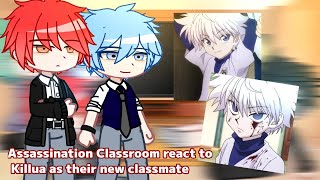 Assassination Classroom react to Killua as their new classmate [upl. by Nytsud]