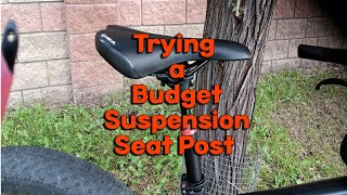 First Time Trying a Budget Suspension Seat Post [upl. by Esilehs]