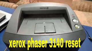 xerox phaser 3140 reset [upl. by Lydnek]