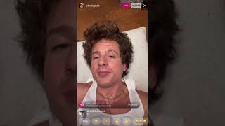 Charlie Puth Instagram Live  October 5 2020 [upl. by Inman821]