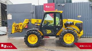 JCB 52656  AGRI TELEHANDLER  RS MACHINERY HIRE AND SALE [upl. by Adnauqaj274]