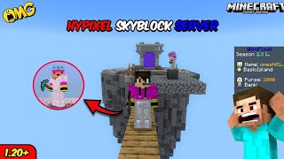 Best Hypixel Skyblock server For MCPE 120  Minecraft Hindi [upl. by Gamber]