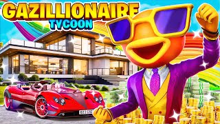 GAZILLIONAIRE TYCOON MAP FORTNITE CREATIVE  CODE XP BOOST LOCATIONS ALL 7 COINS VIP ROOM REBIRTH [upl. by Thetisa488]