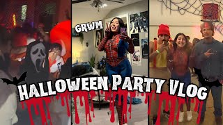 GRWM HALLOWEEN PARTY VLOG [upl. by Anabelle219]