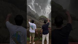 Feel the roar of Dudhsagar Waterfalls  ​⁠ArhamShaikhVlogs shortsfeed shortsvideo shortsviral [upl. by Nnire]