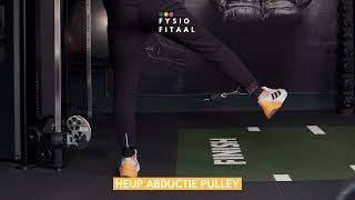 Heup abductie pulley  Fysio Fitaal  Fysiotherapie uit Tilburg [upl. by Favien]