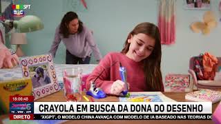 CRAYOLA EM BUSCA DA DONA DO DESENHO  SPT TV SIC INTERNACIONAL [upl. by Odessa]