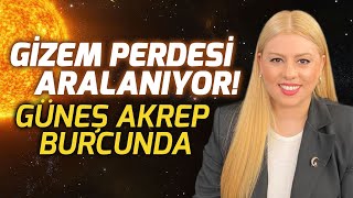 Güneş Akrep Burcunda Gizem Perdesi Aralanıyor Sezgiler Zirvede  Astrolog Ayça Aydın [upl. by Nawj]